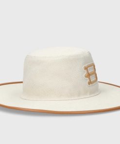 Tappi Borsalino | Cappello Con Visiera Rifinita In Pelle