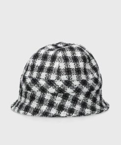 Tappi Borsalino | Cloche A Quadri Boucl