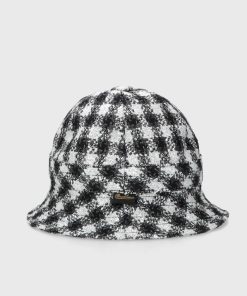 Tappi Borsalino | Cloche A Quadri Boucl